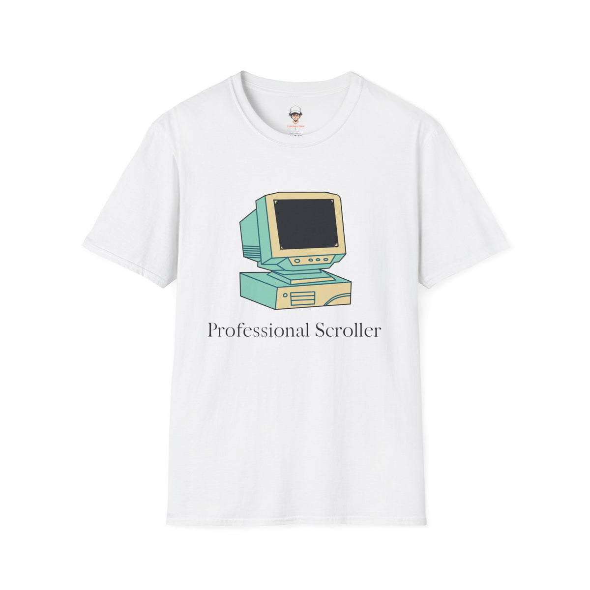 Retro Computer Illustration T-Shirt | Vintage PC Graphic Tee